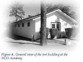 general view of the test building at the NCO Academy